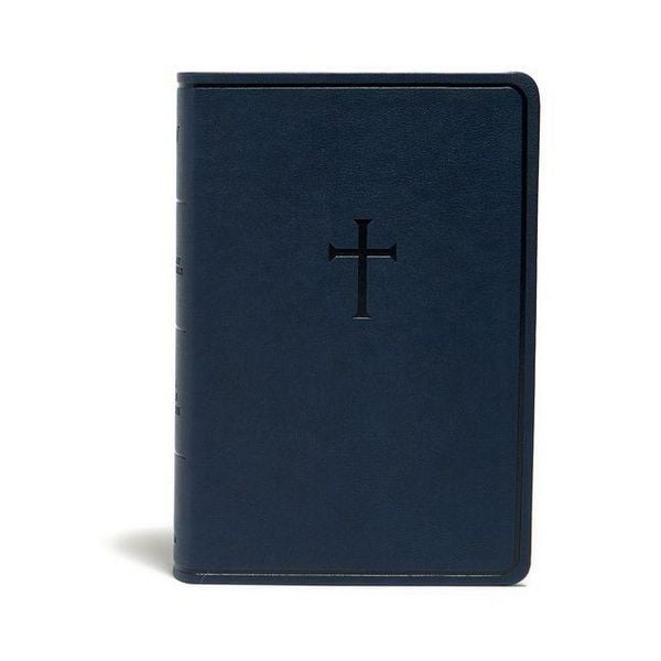 Produktbild: KJV Everyday Study Bible, Navy Cross Leathertouch