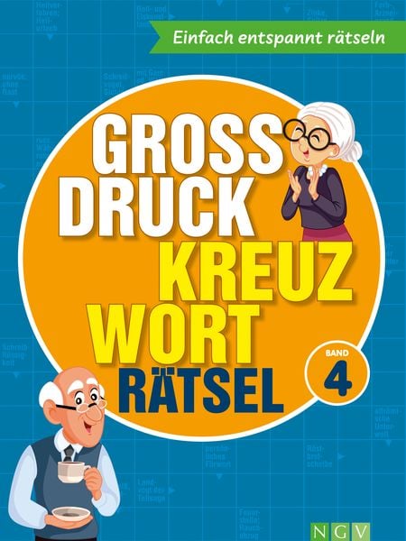 Produktbild: Gro&szlig;druck Kreuzwortr&auml;tsel Band 4 I R&auml;tselbuch f&uuml;r Senioren & Rentner