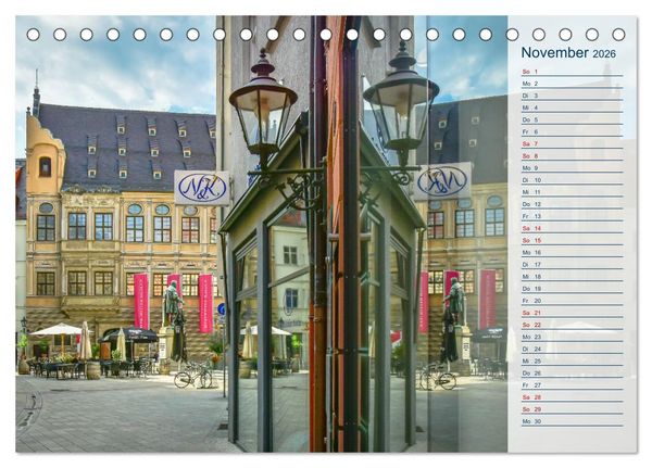 Produktbild: Romantisches Augsburg (Tischkalender 2026 DIN A5 quer), CALVENDO Monatskalender