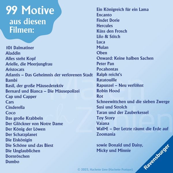 Produktbild: Disney - Malen nach Zahlen: Love Stories