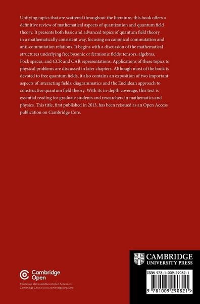 Produktbild: Mathematics of Quantization and Quantum Fields