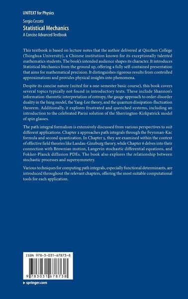 Produktbild: Statistical Mechanics