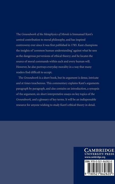 Produktbild: Kant's Groundwork of the Metaphysics of Morals