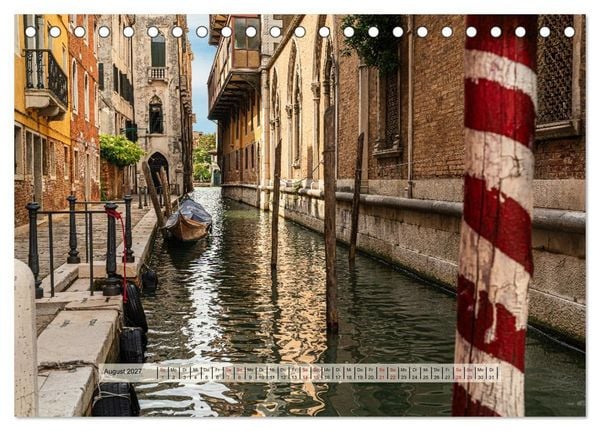 Produktbild: Venedig. Ein Jahr in der Lagunenstadt (Tischkalender 2027 DIN A5 quer), CALVENDO Monatskalender