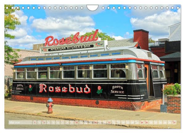 Produktbild: American Diner - es gibt sie noch (Wandkalender 2026 DIN A4 quer), CALVENDO Monatskalender