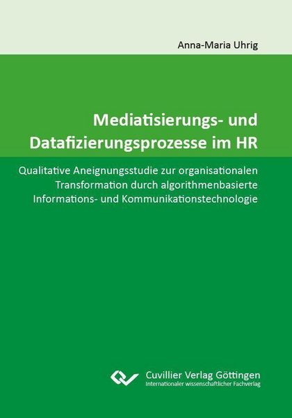 Produktbild: Mediatisierungs- und Datafizierungsprozesse im HR