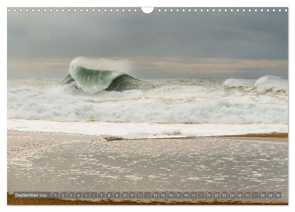 Produktbild: OCEAN POWER - Die Riesenwellen von Nazar&eacute; (Wandkalender 2026 DIN A3 quer), CALVENDO Monatskalender
