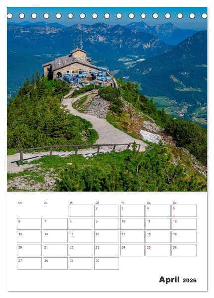 Produktbild: Oberbayerische Alpen (Tischkalender 2026 DIN A5 hoch), CALVENDO Monatskalender