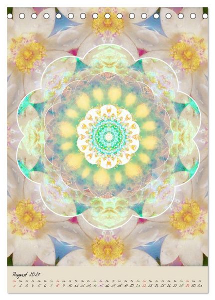 Produktbild: FLORALE MANDALAS (Tischkalender 2027 DIN A5 hoch), CALVENDO Monatskalender