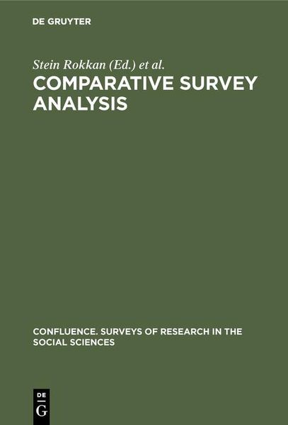 Produktbild: Comparative survey analysis