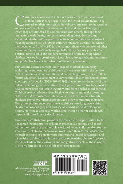 Produktbild: Understanding the Worlds of Young Children