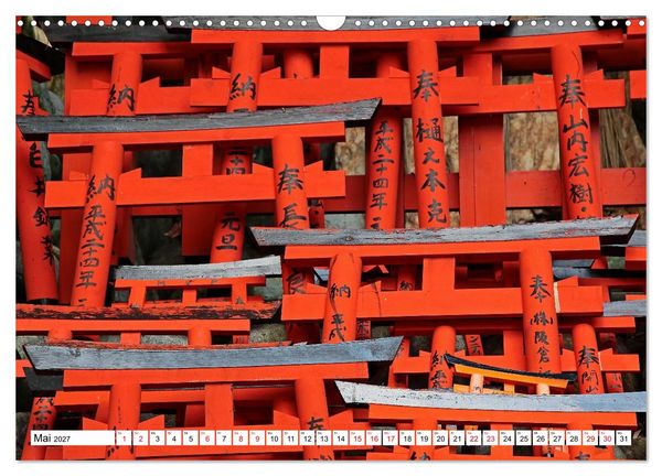 Produktbild: Japan Gl&uuml;cksbringer (Wandkalender 2027 DIN A3 quer), CALVENDO Monatskalender