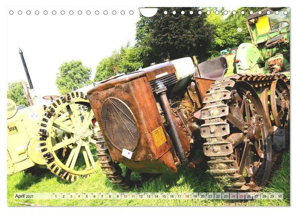 Produktbild: Historische Landmaschinen und Traktoren (Wandkalender 2027 DIN A4 quer), CALVENDO Monatskalender