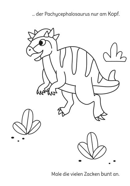 Ausmalbilder für Kita-Kinder: Mein erstes großes Malbuch: Dinosaurier