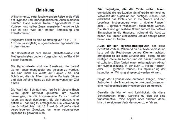 Produktbild: Hypnosetexte zum Vorlesen und selber Zusammenstellen 9