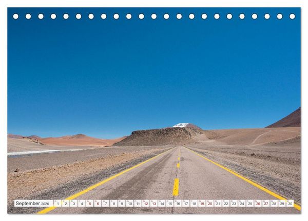Produktbild: Magie dieses S&uuml;damerikanischen Landes, Chile (Tischkalender 2026 DIN A5 quer), CALVENDO Monatskalender