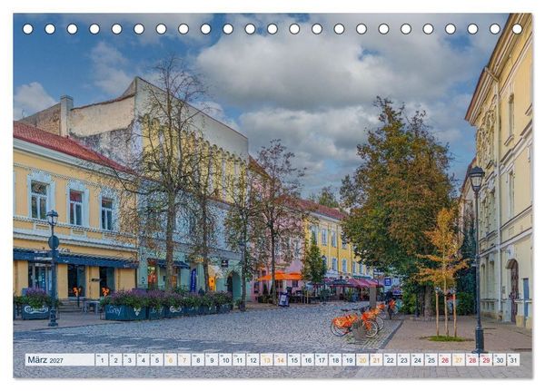 Produktbild: Nordischer Glanz &ndash; Tallinn - Riga - Vilnius (Tischkalender 2027 DIN A5 quer), CALVENDO Monatskalender