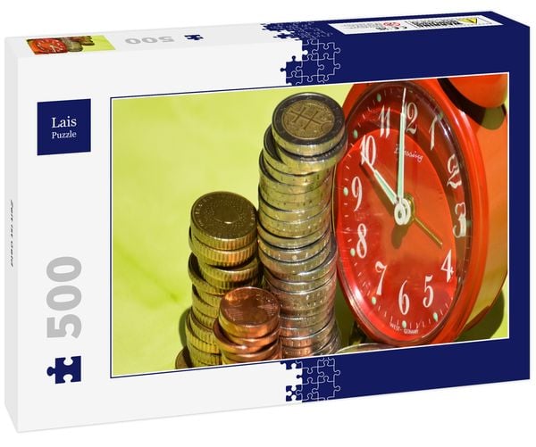 Lais Puzzle Zeit ist Geld 500 Teile