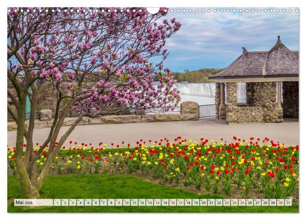 Produktbild: NIAGARAF&Auml;LLE Idyllische Impressionen bei Tag und Nacht (Wandkalender 2026 DIN A3 quer), CALVENDO Monatskalender