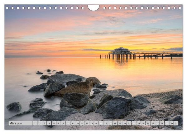 Produktbild: Wundersch&ouml;ne Ostsee - Traumhafte Stimmungen entlang der K&uuml;ste (Wandkalender 2026 DIN A4 quer), CALVENDO Monatskalender