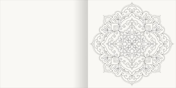 Produktbild: Aquarell-Malblock &ndash; Mandalas