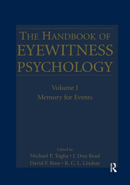 Produktbild: The Handbook of Eyewitness Psychology