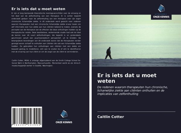 Produktbild: Er is iets dat u moet weten