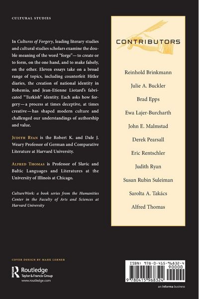 Produktbild: Cultures of Forgery