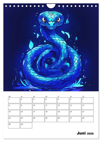 Produktbild: Tierisches Horoskop (Wandkalender 2026 DIN A4 hoch), CALVENDO Monatskalender