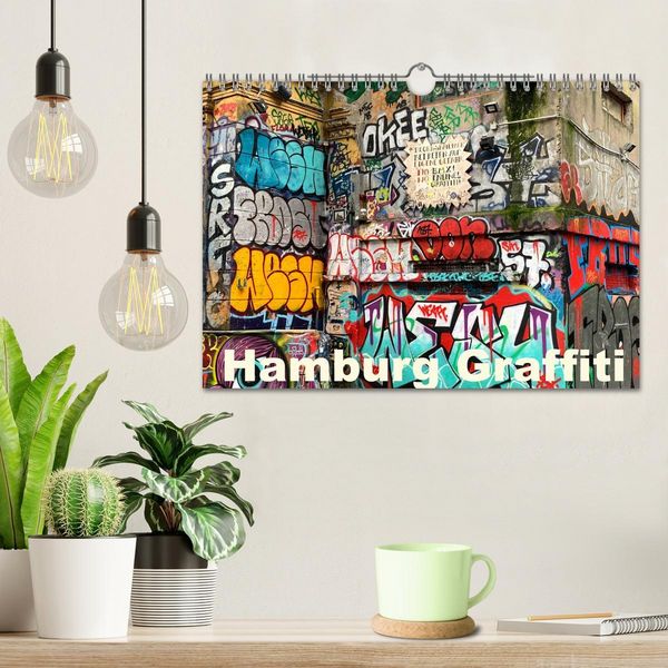 Produktbild: Hamburg Graffiti (Wandkalender 2026 DIN A4 quer), CALVENDO Monatskalender