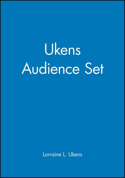 Produktbild: Ukens Audience Set, (Includes Energize Your Audience; All Together Now!; Working Together; Getting Together)