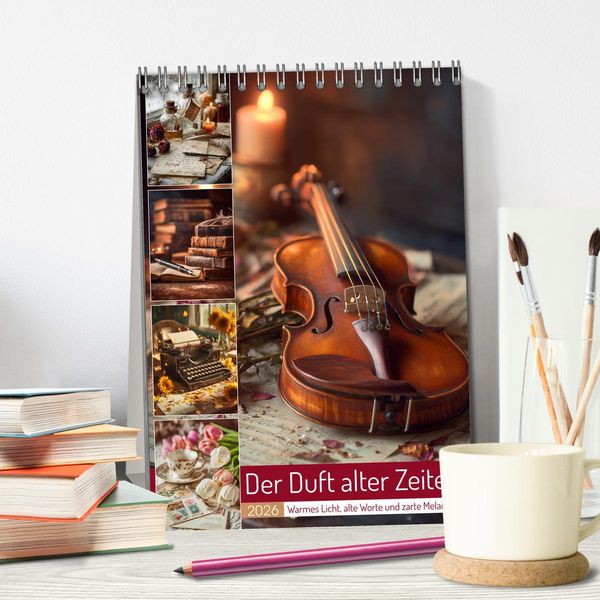 Produktbild: Der Duft alter Zeiten (Tischkalender 2026 DIN A5 hoch), CALVENDO Monatskalender