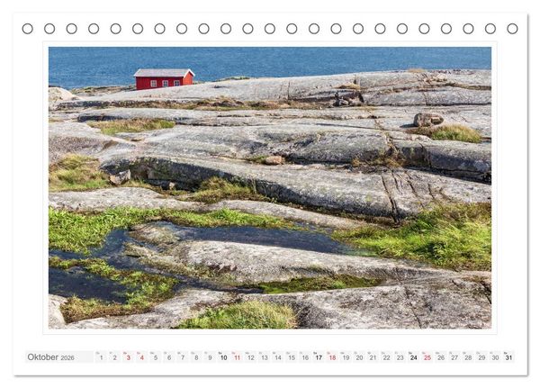 Produktbild: Bohusl&auml;n. K&auml;ring&ouml;n - Gullholmen - H&aring;ll&ouml; (Tischkalender 2026 DIN A5 quer), CALVENDO Monatskalender
