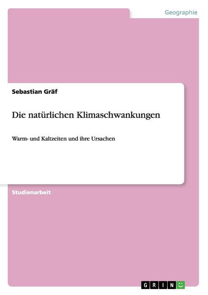 Produktbild: Die nat&uuml;rlichen Klimaschwankungen