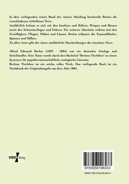 Produktbild: Brehms Thierleben