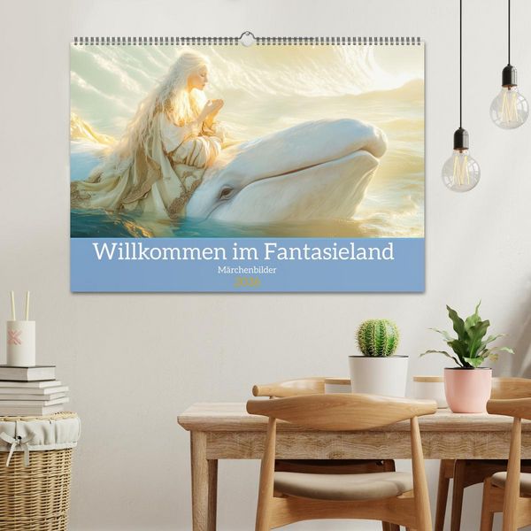 Produktbild: Willkommen im Fantasieland - M&auml;rchenbilder (Wandkalender 2026 DIN A2 quer), CALVENDO Monatskalender