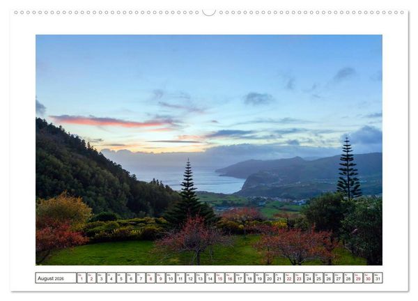 Produktbild: S&atilde;o Miguel - Natursch&ouml;nheit der Azoren (Wandkalender 2026 DIN A2 quer), CALVENDO Monatskalender