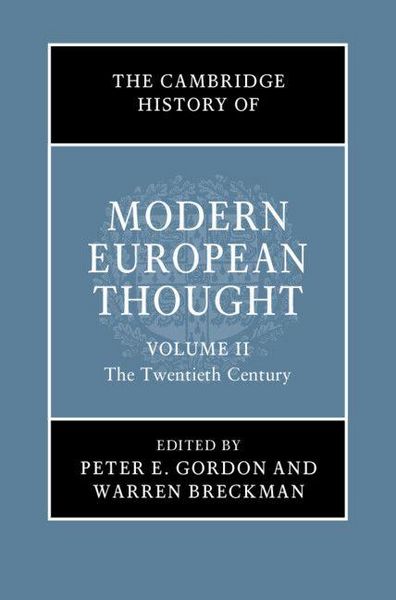 Produktbild: The Cambridge History of Modern European Thought