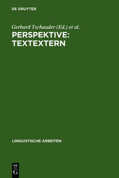 Produktbild: Perspektive: textextern