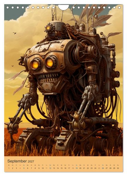 Produktbild: Steampunk-Universum (Wandkalender 2027 DIN A4 hoch), CALVENDO Monatskalender