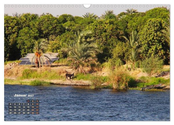 Produktbild: &Auml;gypten - Landschaften entlang des Nils (Wandkalender 2027 DIN A3 quer), CALVENDO Monatskalender
