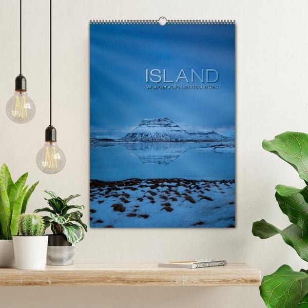 Produktbild: Island - Wundervolle Landschaften (Wandkalender 2026 DIN A2 hoch), CALVENDO Monatskalender
