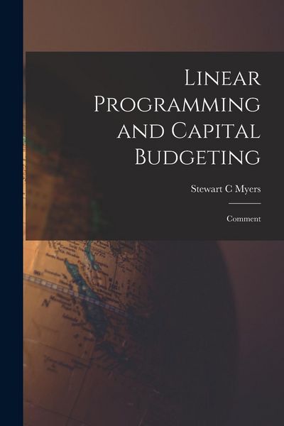 Produktbild: Linear Programming and Capital Budgeting: Comment