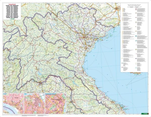 Produktbild: freytag & berndt Stra&szlig;enkarte Vietnam - Laos - Kambodscha 1:900.000
