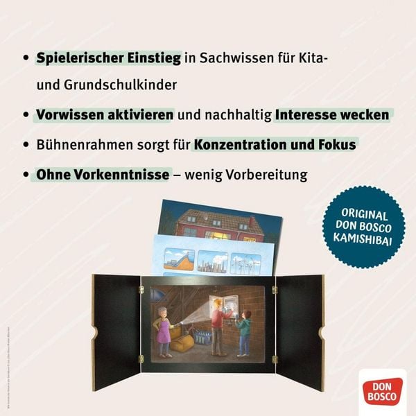 Produktbild: Notfall, Erste Hilfe, Rettungsdienst. Von den Aufgaben der Ersthelfer und was Kinder tun können. Kamishibai Bildkartenset