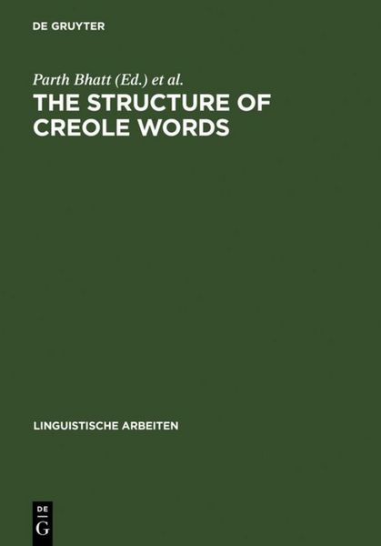 Produktbild: The Structure of Creole Words