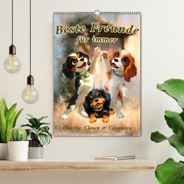 Produktbild: Beste Freunde f&uuml;r immer (Wandkalender 2027 DIN A2 hoch), CALVENDO Monatskalender