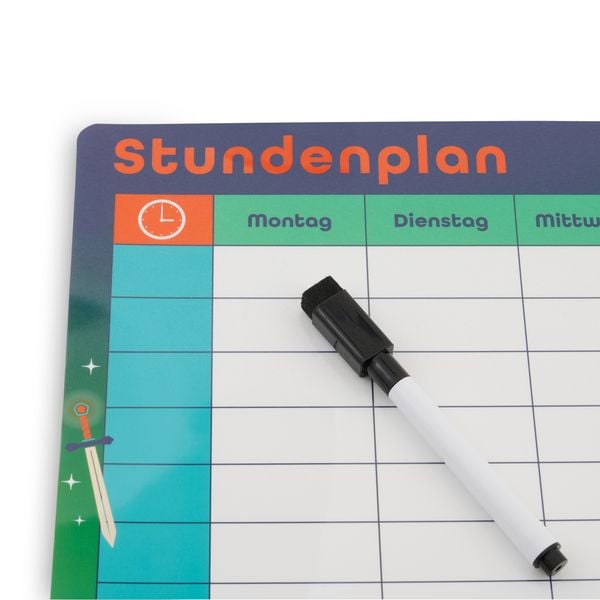 Produktbild: Stundenplan + Stift, Drache