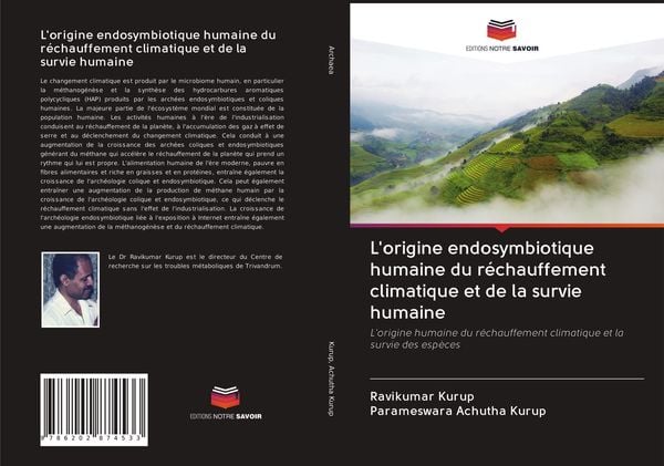 Produktbild: L'origine endosymbiotique humaine du r&eacute;chauffement climatique et de la survie humaine