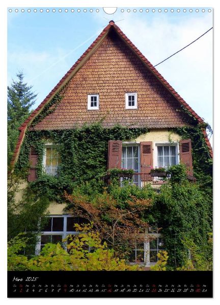 Traumhafte Villen in Buchschlag (Wandkalender 2025 DIN A3 hoch), CALVENDO Monatskalender